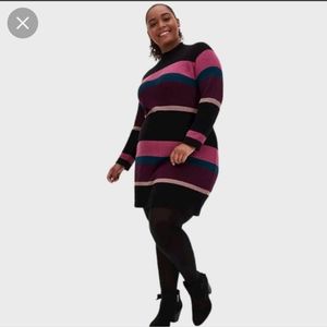 Torrid Striped Sweater Dress